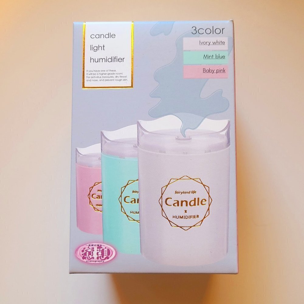 *3 for $30* Faux Candle x Humidifier - Fairyland Life - Mint Blue